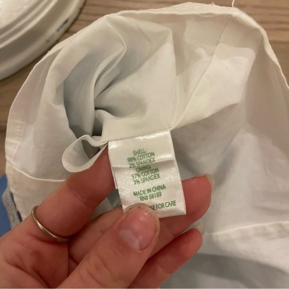 Lily Pulitzer Fiesta Stretch Dress Blue & White Key Hole Back Preppy Resort Wear - Picture 8 of 13